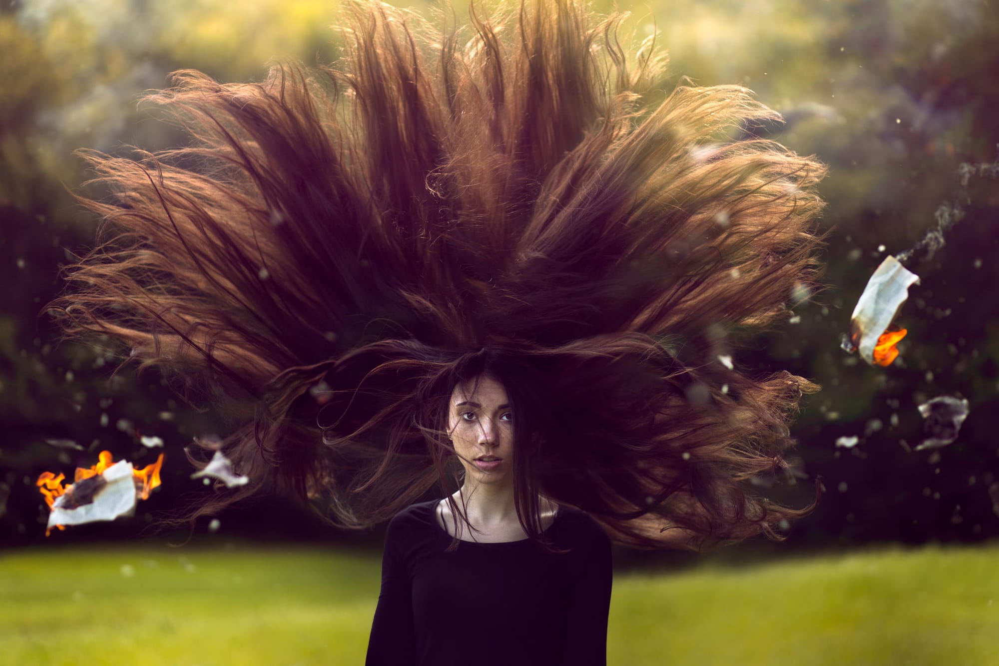 How to create a dramatic hair composition in Photoshop