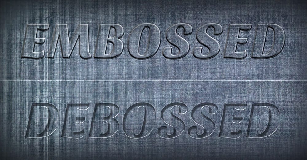 Create a Realistic Emboss/Deboss Effect in Photoshop