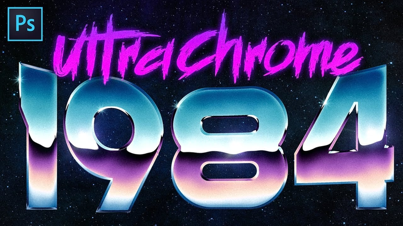 Create Super Rad 80's Chrome in Photoshop