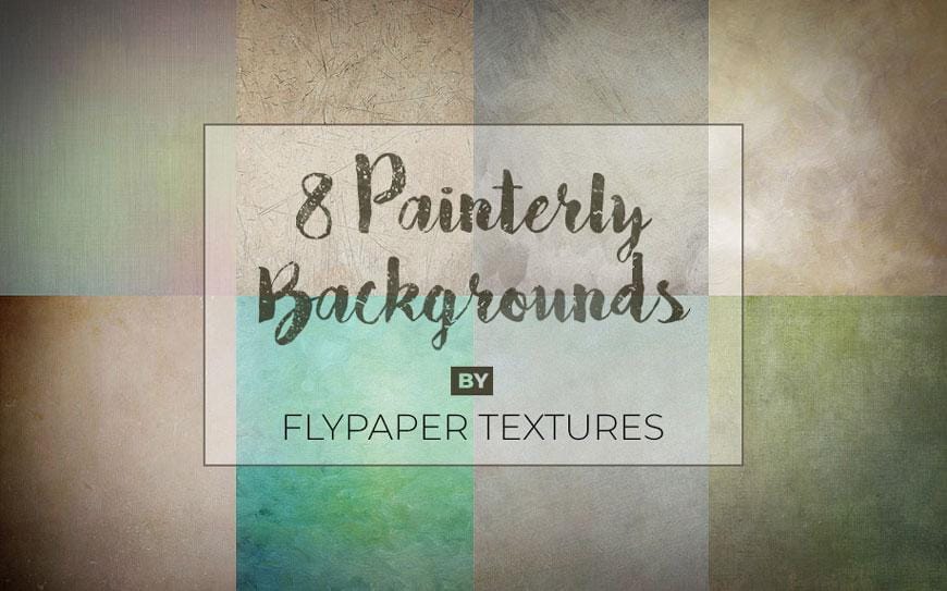 8 Stunning Painterly Backgrounds From FlyPaper Textures