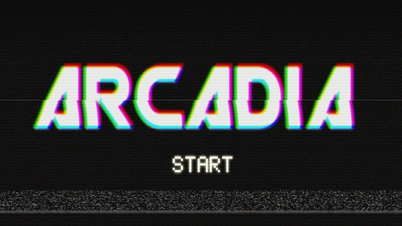 Retro 80’s VHS style text effect