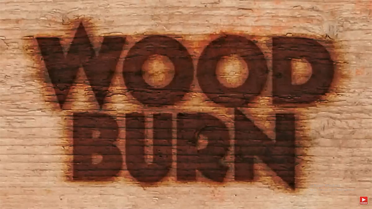 Create a Text Burnt on Wood in Photoshop