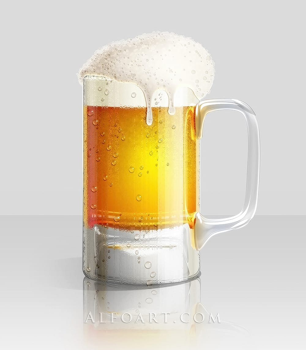 Create a Cold Beer Illustration in Photoshop