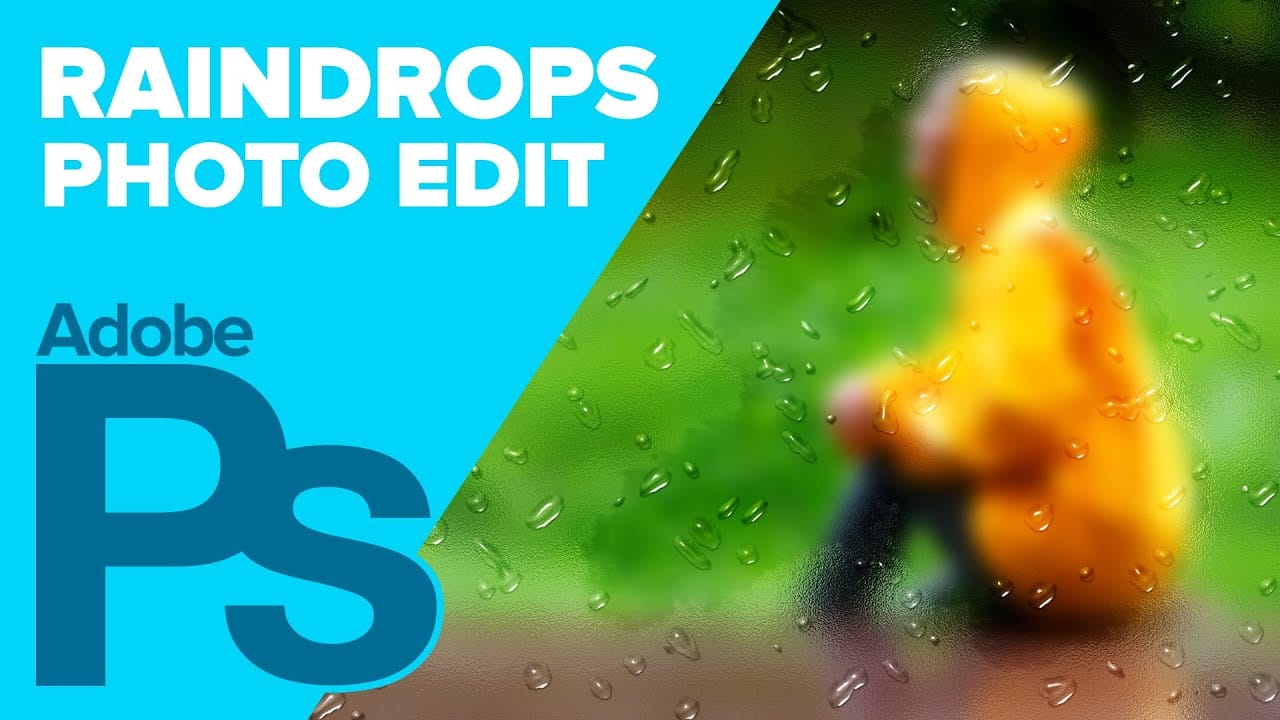 Create Raindrops on a Window in Photoshop