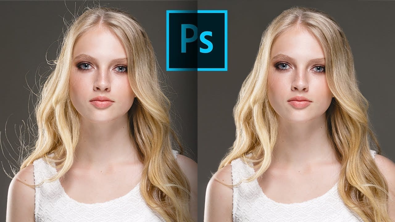 3 steps to remove stray flyaway hair fast in Photoshop