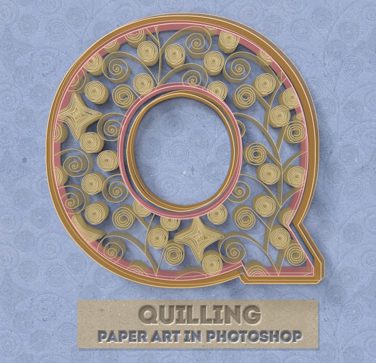 Download a Colorful Quilling Paper Art Premium Photoshop Action