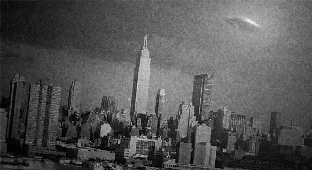 Create a Classic Blurry UFO Sighting Photo Effect