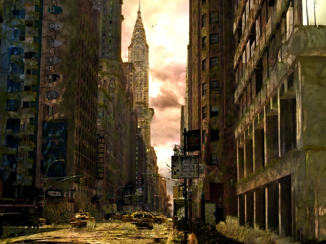 How to Make a Dark Post-Apocalyptic City Illustration