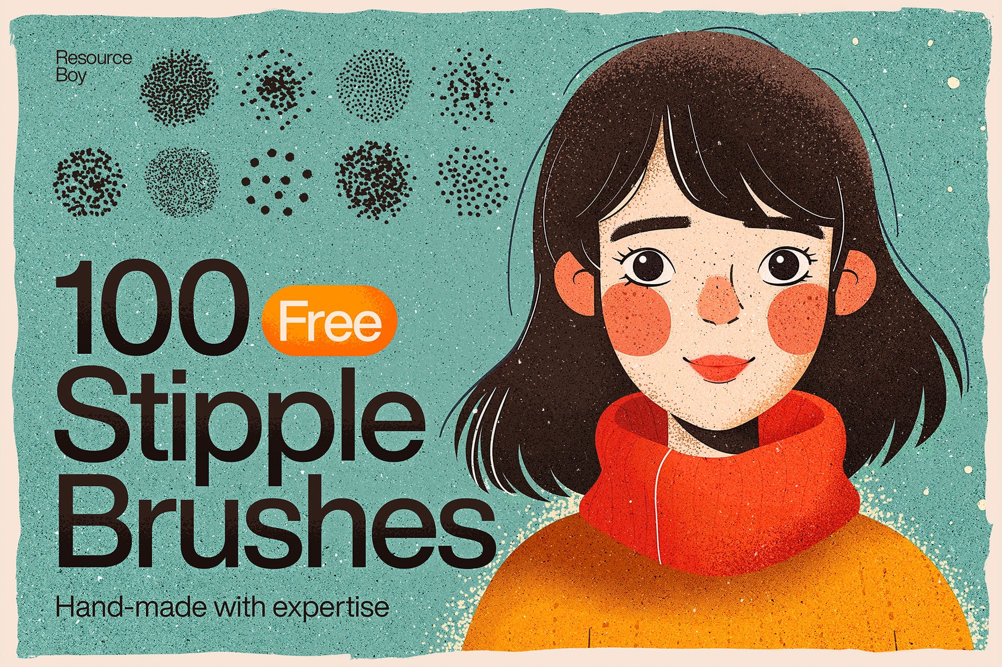 Download 100 Free Stipple Shading Photoshop Brushes