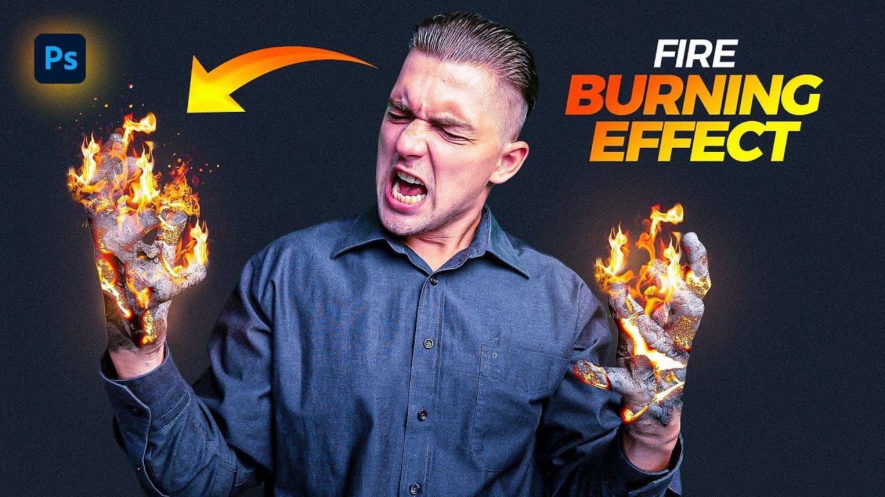 Create a Fire Burning Effect in Photoshop