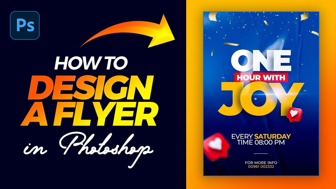 Create a Colorful Flyer Design in Photoshop