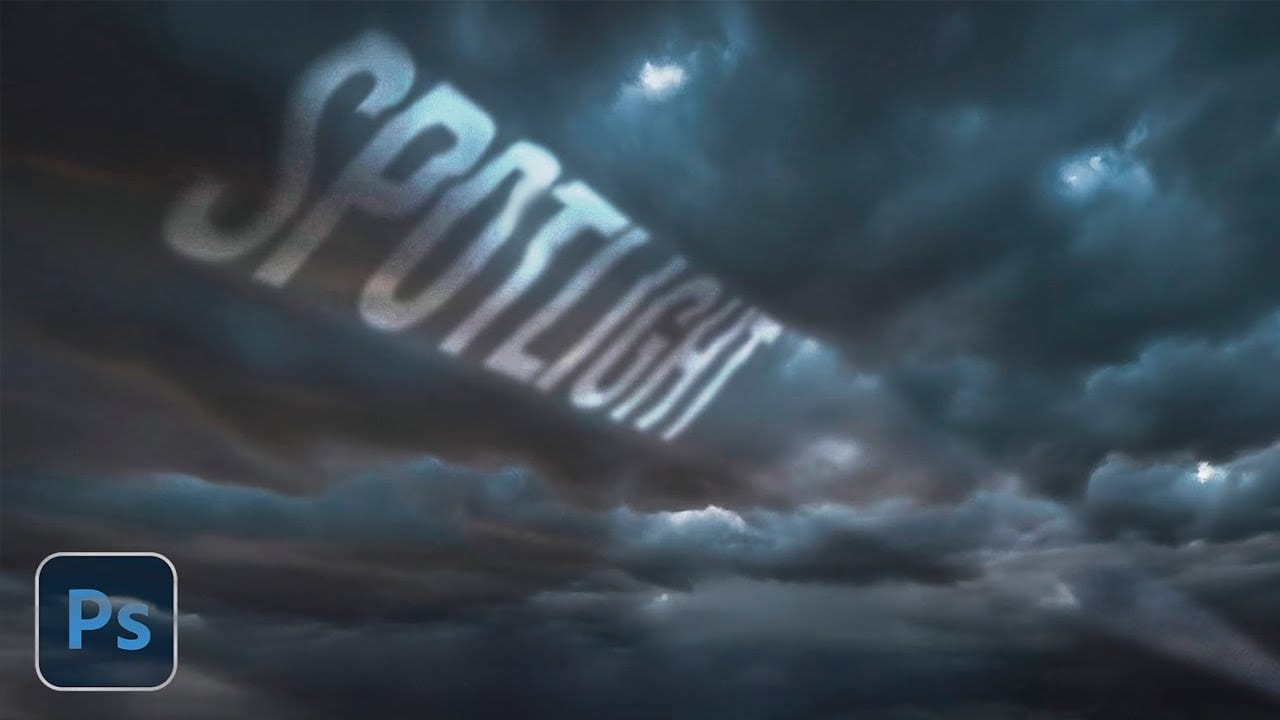 How to Create a Dramatic Spotlight Effect in the Sky in Photoshop