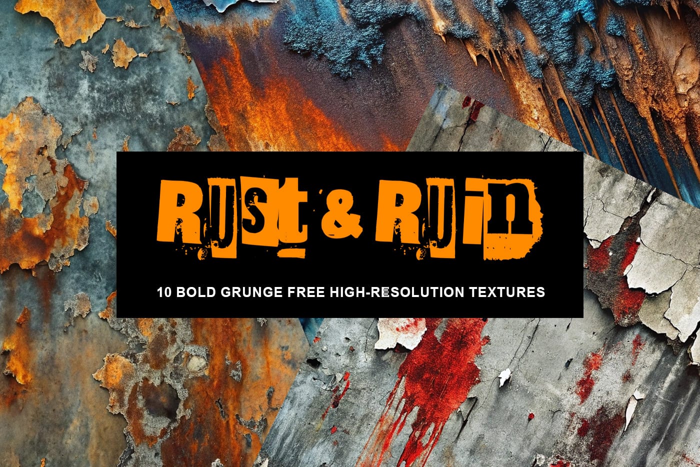 Rust & Ruin: 10 Bold Grunge Free High-Resolution Textures