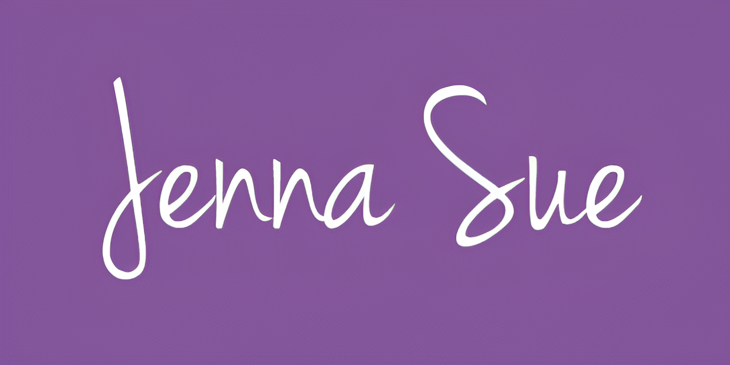 Jenna Sue font family