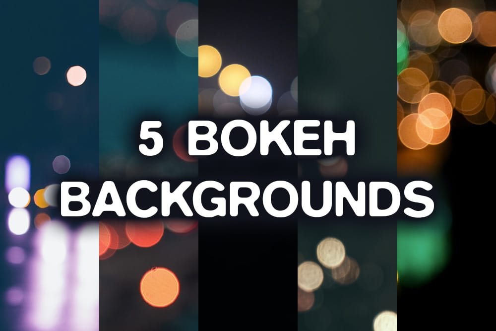 Download 5 beautiful high resolution bokeh backgrounds