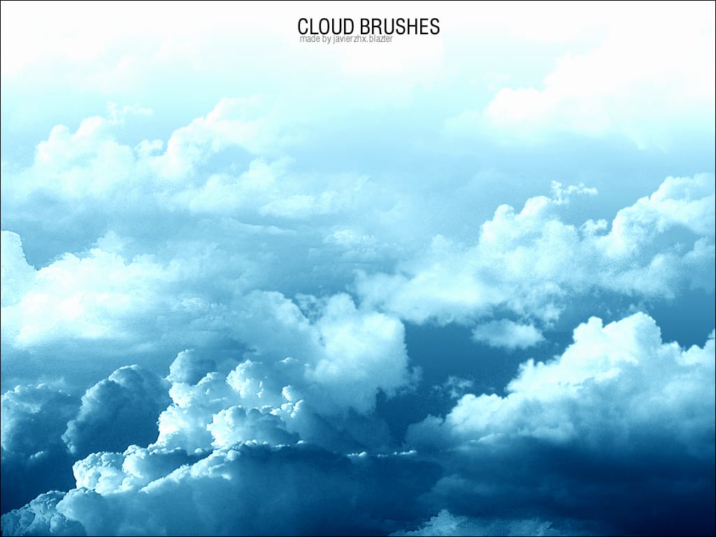 Download Cloud Photoshop Brushes Set