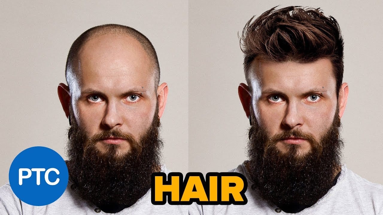 How to change hairstyles in Photoshop