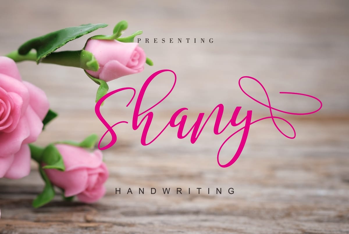 Download beautiful Shany font