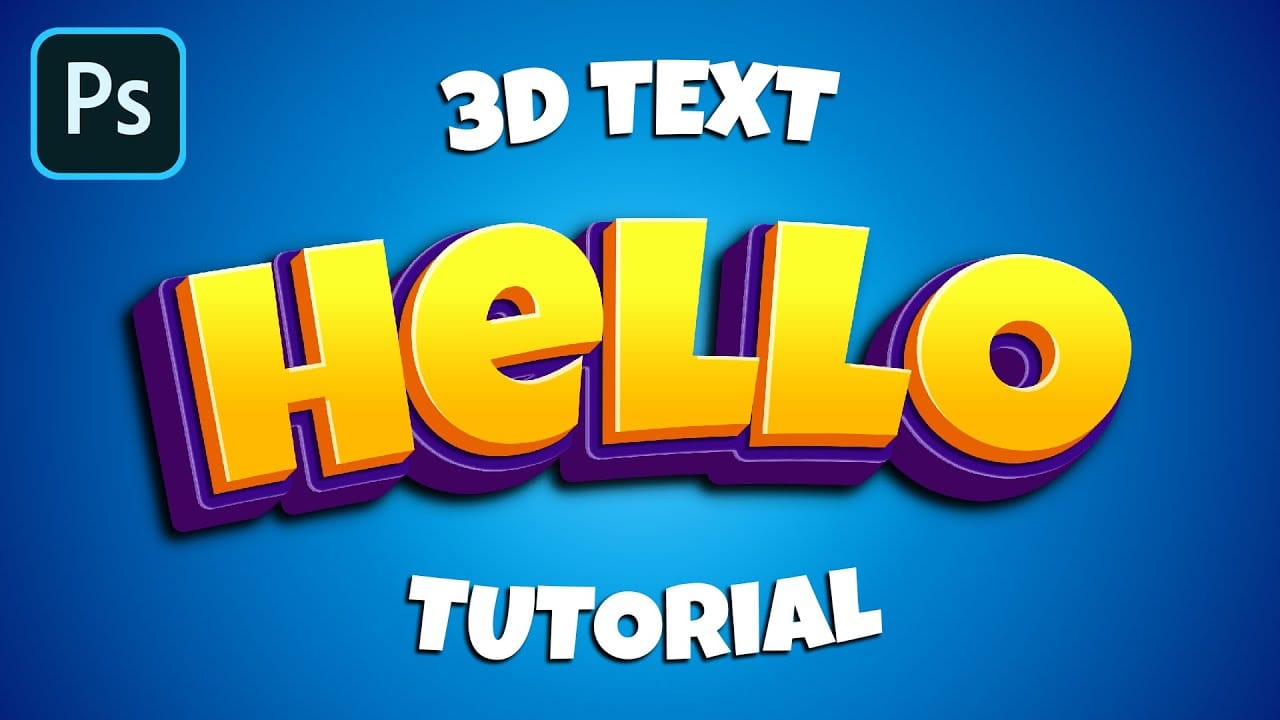 How to Make a Cartoon 3D Text in Photoshop