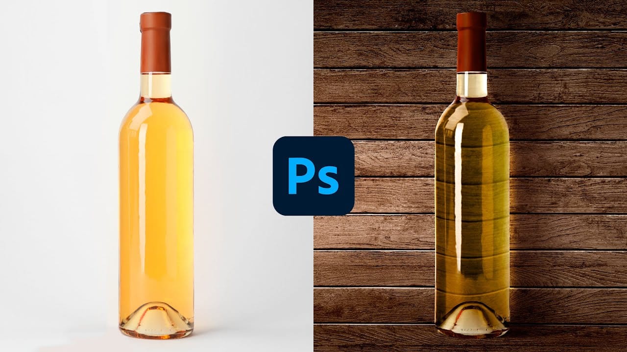 Cut Out Glass in Photoshop with Blending Modes