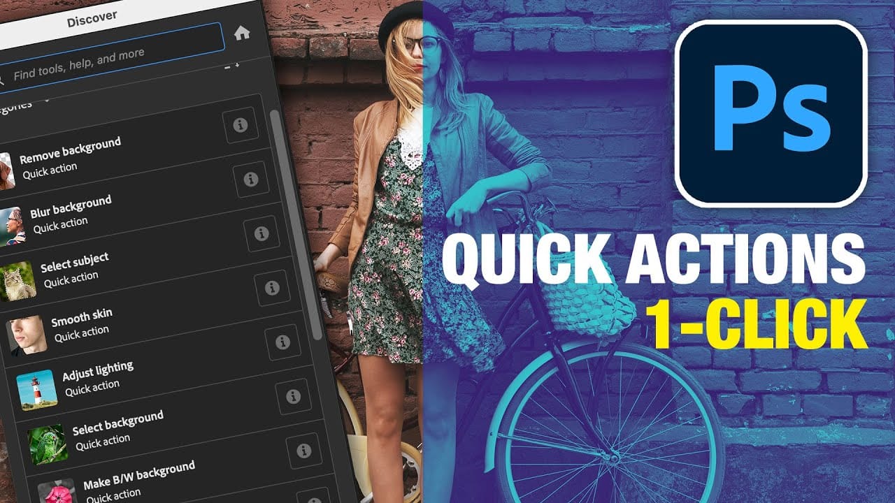 Did you know Photoshop has new Quick Actions?