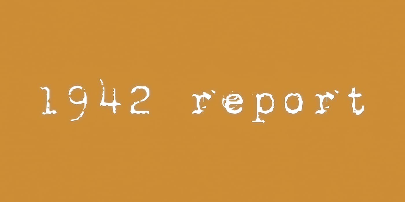 1942 report font family