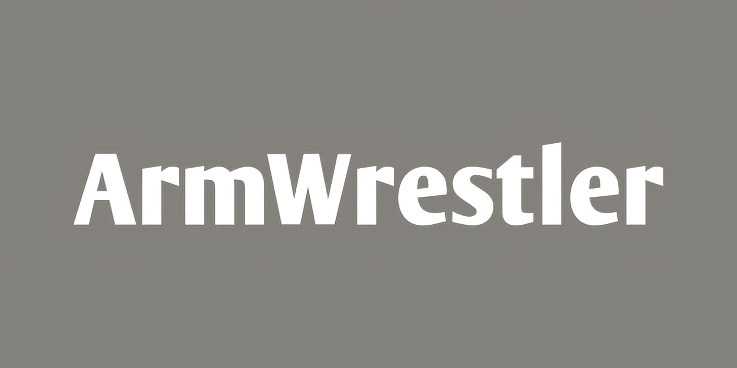 ArmWrestler font family