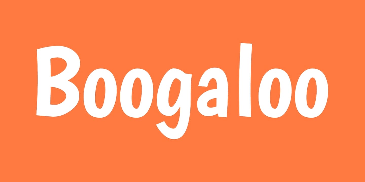 Boogaloo font family