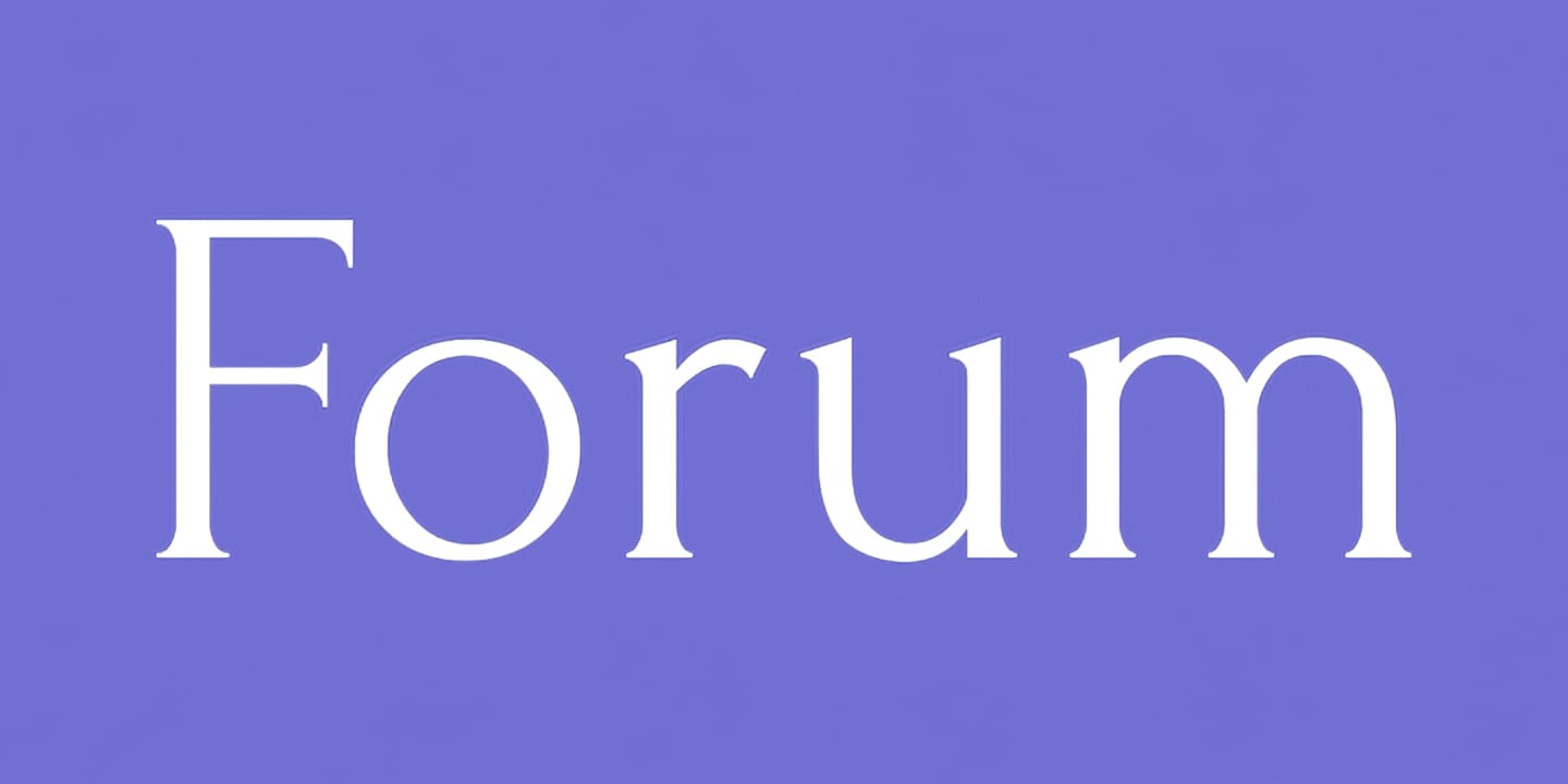 Forum font family