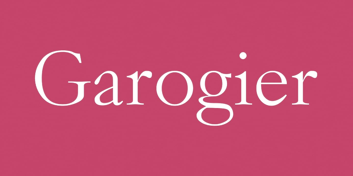 Garogier font family