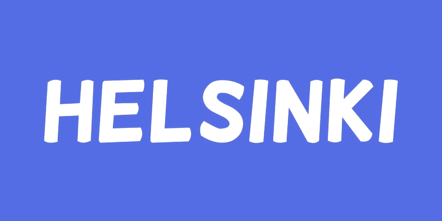 Helsinki font family