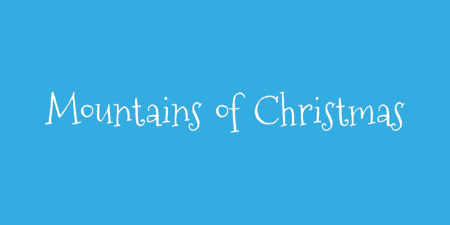 Mountains of Christmas font family