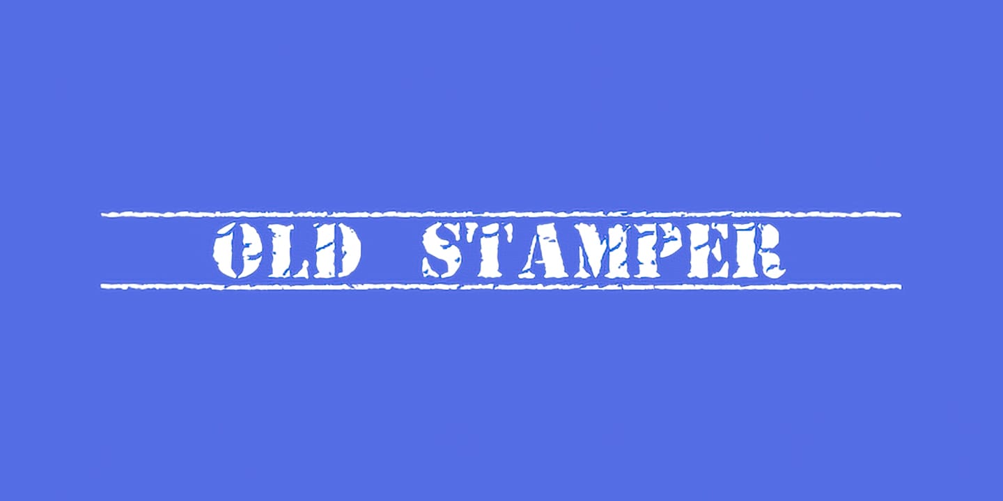 Old Stamper font family