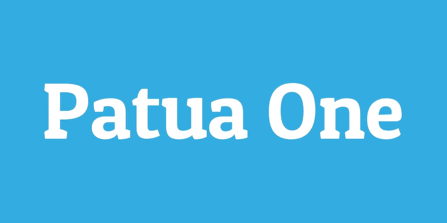 Patua One font family