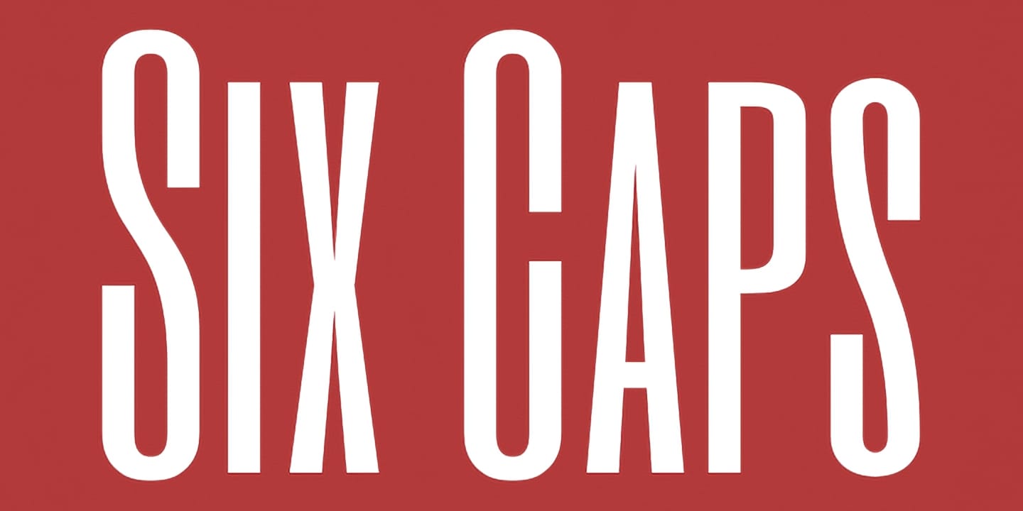 Six Caps font family