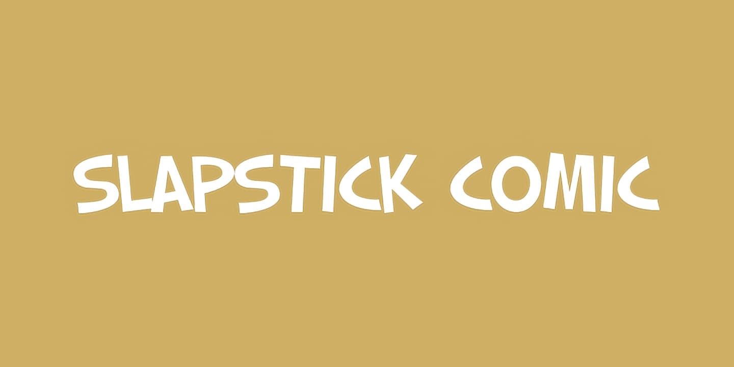 Slapstick Comic font family