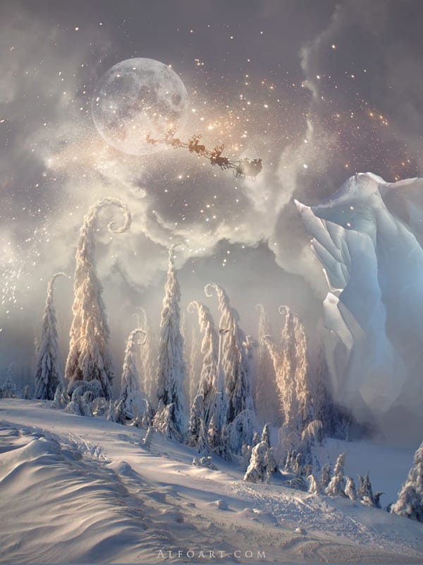 Create a Magical Christmas Scene in Photoshop 