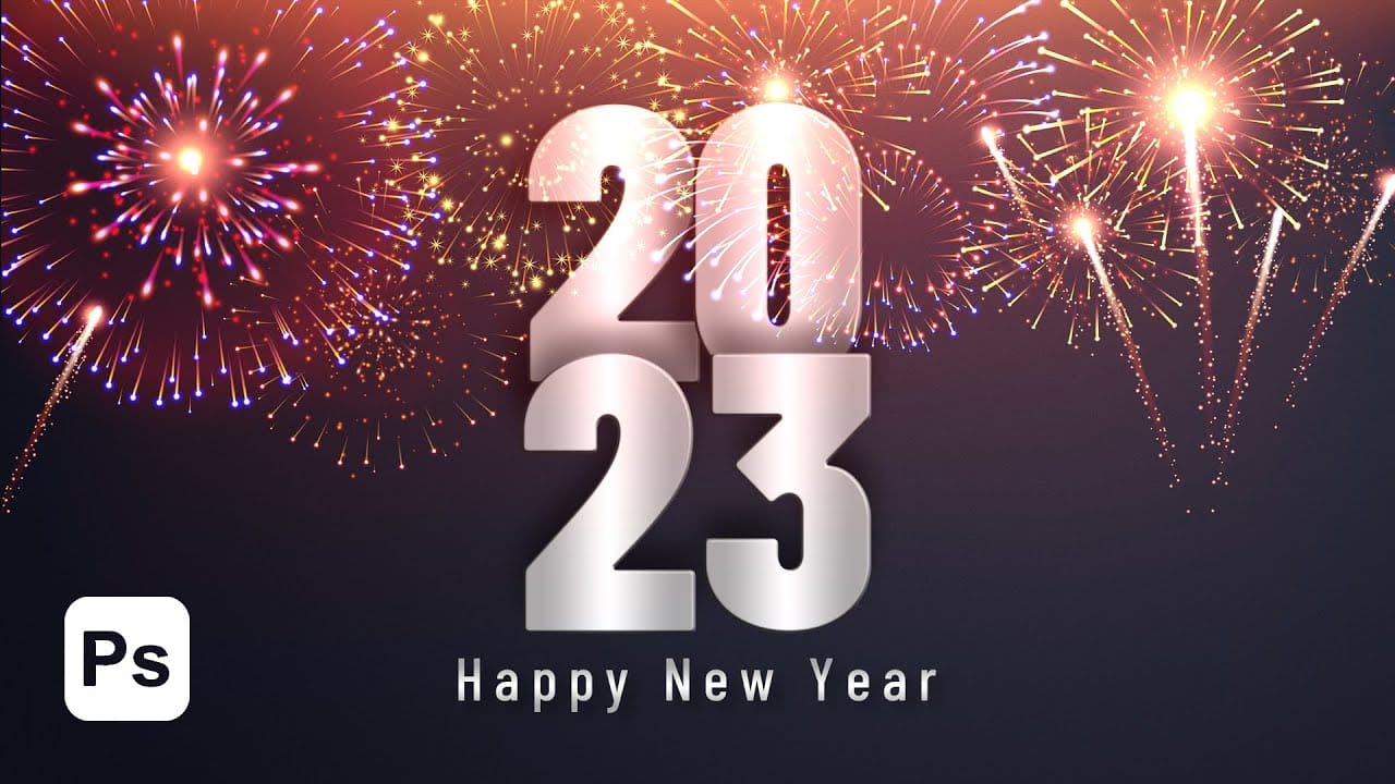 New Year Text Effect in Photoshop: A Step-by-Step Guide