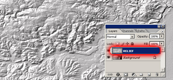 digital elevation map