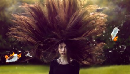 How to create a dramatic hair composition in Photoshop