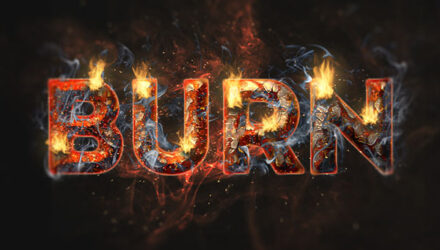 Create a Fire and Rust Text Effect in Photoshop
