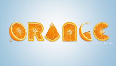 Colorful Orange Fruit Text Effect