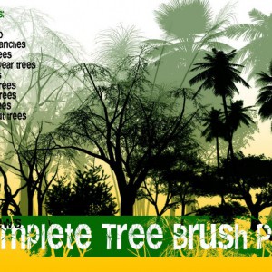 Complete Tree Photoshop Brush Pack 