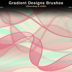 Gradient Designs Photoshop Brushes 