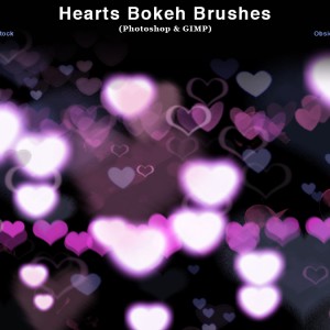 Download Heart Bokeh Photoshop Brushes 