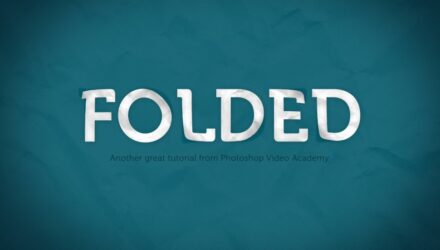 How to Create a Folded Paper Text Effect in Photoshop