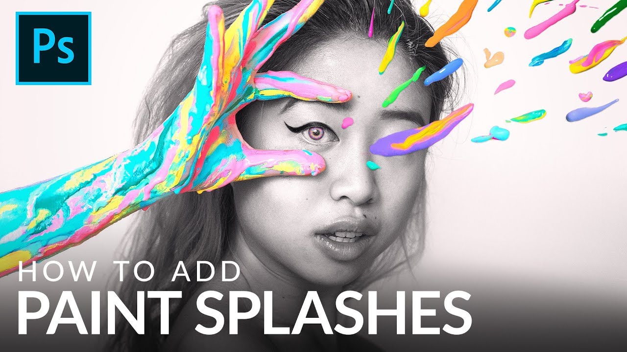 Create A Paint Splash Effect In Photoshop Photoshop Roadmap