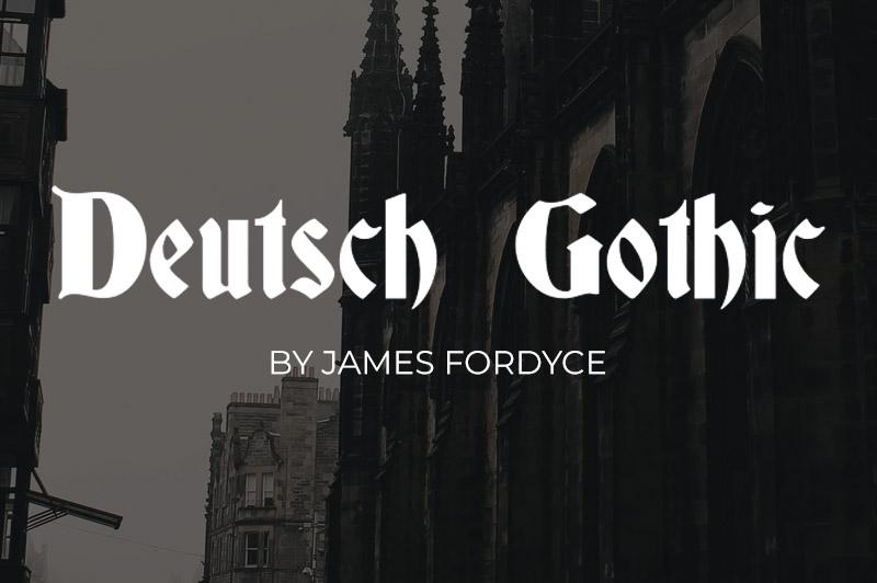 best gothic free font