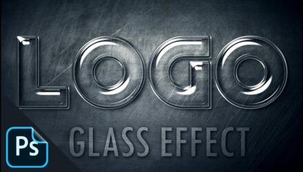 Shiny Glass Text Effect in Photoshop